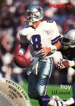 Troy Aikman Dallas Cowboys 1996 Fleer NFL #31